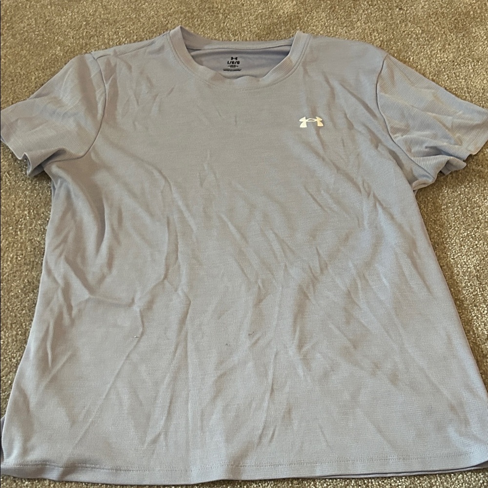 Under Armour Men's Light Gray Short Sleeve Tee